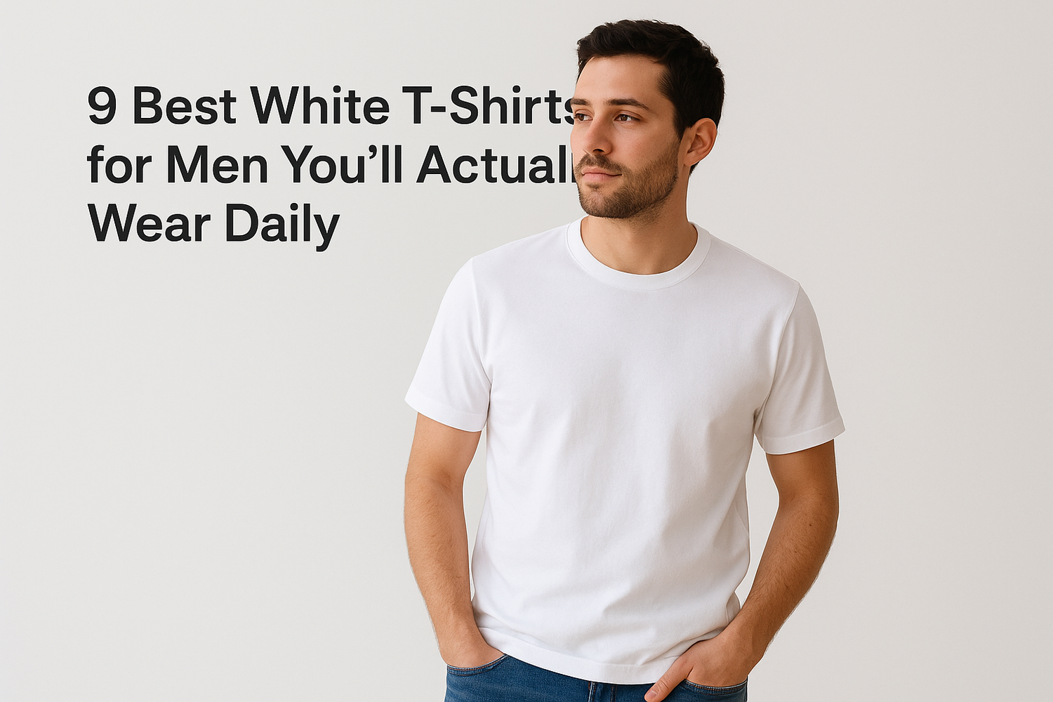 9 Best White T-Shirts for Men You’ll Actually Wear Daily